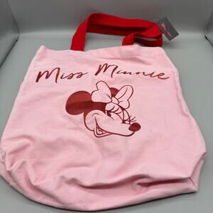 Disney Minnie Mouse Tote Bag Pink with Tag Forever 21 has some stains